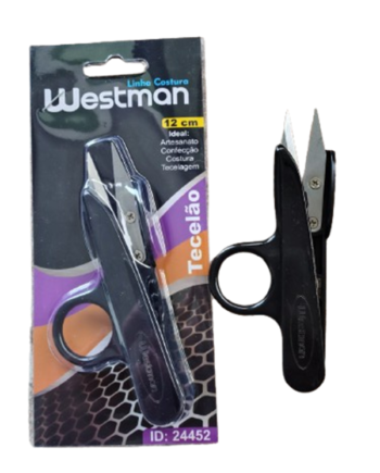 Tesoura tic tac tecelão 12 cm