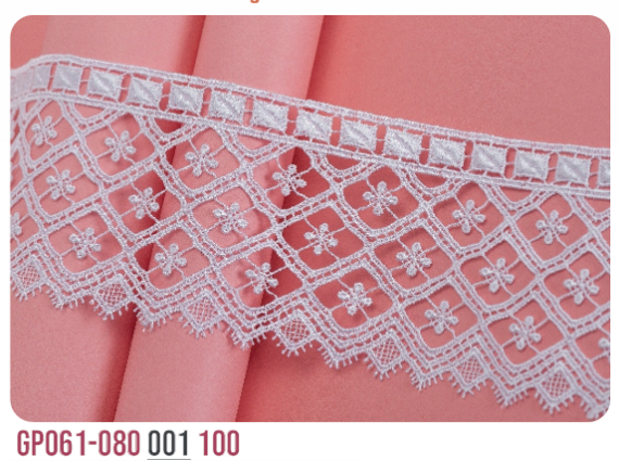 Guipir GP061, 8cm x 10m Branco