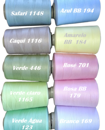 Linha para Picueta e Pesponto FILOTEX 50 -Kit C/4 Rolos de 5000m