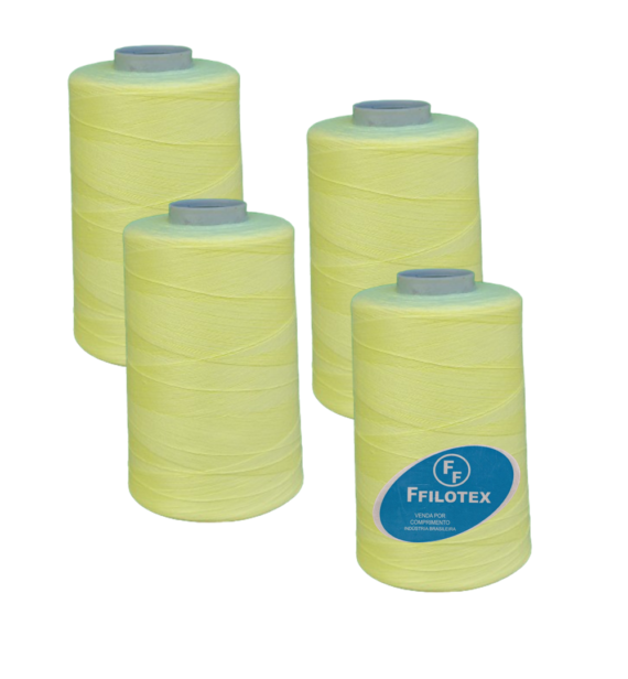 Linha para Picueta e Pesponto FILOTEX 50 -Kit C/4 Rolos de 5000m
